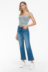 Hazel Blues® | bytos Cat's Whiskers Mid Rise Ankle Jeans