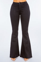 Hazel Blues® | American Bazi High Waist Pull On Flare Jeans