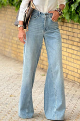 Hazel Blues® | Wide Leg Jeans with Pockets