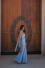 Safira Dress in Sky Blue