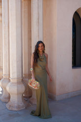 Riad Dress in Green