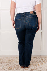 Hazel Blues® | Alaina High Rise Classic Straight Jeans