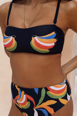 Banana Bandeau Bikini Top