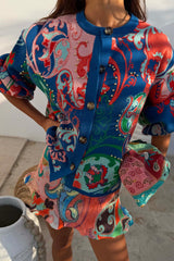 Blue Mari Cardigan