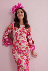 Samantha Jane Pink Carrie Cocktail Dress