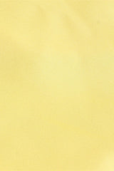Cowl Neck Yellow Back Bow Short Dress
