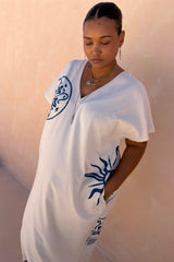 Cream Dolce Vita T-Shirt Dress