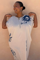 Cream Dolce Vita T-Shirt Dress