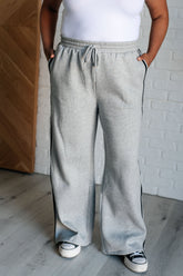 Hazel Blues® | Don't Get Stuck Stripe Detail Sweatpants