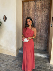 Toledo Dress in Light Terracota - Pre-Order