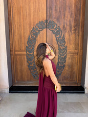 Paloma Dress in Burgundy - Pre-Order