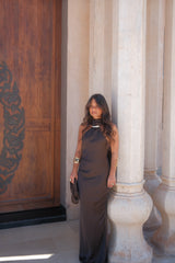 Safira Dress in Brown - Shipping/Envio 06/05 to 12/05