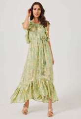 Samantha Jane Sage Hallie Jaquard Dress