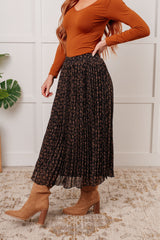 Hazel Blues® | Just What You Wanted Floral Print Pleated Skirt