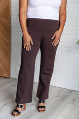 Hazel Blues® | Magic Straight Pants in Chocolate