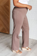 Hazel Blues® | Magic Straight Pants in Dark Mocha