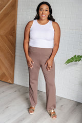 Hazel Blues® | Magic Straight Pants in Dark Mocha