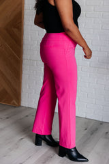 Hazel Blues® | Magic Straight Pants in Hot Pink