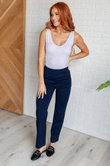 Hazel Blues® | Magic Straight Pants in Navy