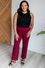Hazel Blues® | Magic Straight Pants in Wine