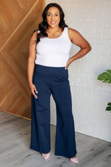 Hazel Blues® | Magic Wide Leg Pants in Navy