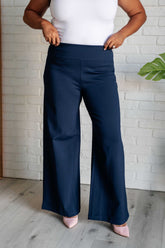 Hazel Blues® | Magic Wide Leg Pants in Navy