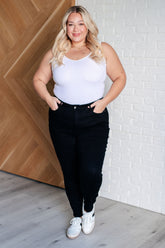 Hazel Blues® | Nicole Tummy Control Skinny Jeans in Black