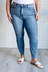Hazel Blues® | Nicole Tummy Control Skinny Jeans in Vintage Wash