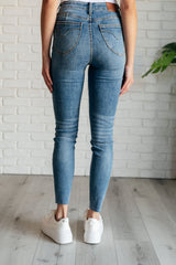 Hazel Blues® | Nicole Tummy Control Skinny Jeans in Vintage Wash