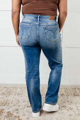 Hazel Blues® | Nivea Vintage Wash Thermal Straight Jeans