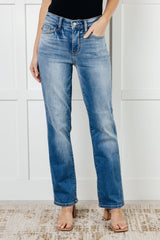 Hazel Blues® | Nivea Vintage Wash Thermal Straight Jeans