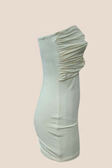Double Twists Pink Fitted Mini Dress