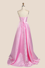 Cowl Neck Yellow Satin A-line Formal Dress