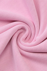 Off the Shoulder Pink Bodycon Short Dress with Ribbon