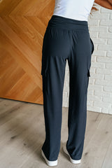 Hazel Blues® | Race to Relax Cargo Pants in Nocturnal Navy