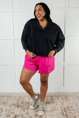 Hazel Blues® | Raising Heart Rate Cutout Runsie In Sonic Pink