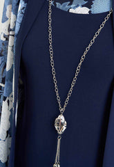 Gina Bacconi NAVY Lidiya Printed Dress And Jacket