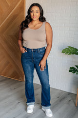 Hazel Blues® | Santana High Rise Control Top Bootcut Jeans