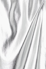 Silver Vegan Leather Jaspre Skirt