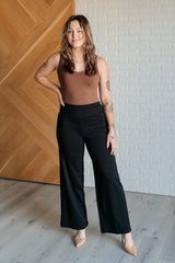 Hazel Blues® | Magic Wide Leg Pants in Black