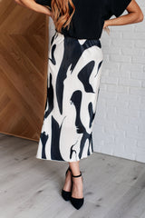 Hazel Blues® | Thoroughly Modern Plisse Midi Skirt