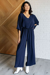 Hazel Blues® | Up to Something Wide Leg Jumpsuit