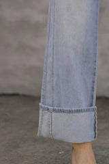 Hazel Blues® | Straight Leg Jeans with Pockets