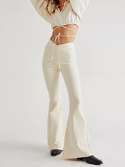 Hazel Blues® | Asymmetric Waist Flare Jeans