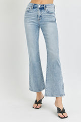 Hazel Blues® | RISEN High Rise Ankle Flare Jeans