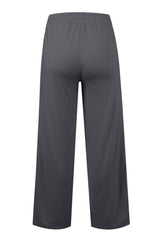 Hazel Blues® | Drawstring Elastic Waist Wide Leg Pants