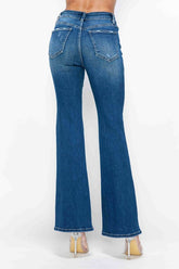 Hazel Blues® | bytos High Rise Bootcut Jeans with Pockets