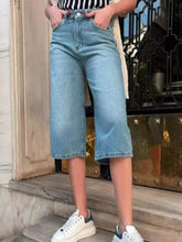 Hazel Blues® | High Waist Denim Shorts with Pockets