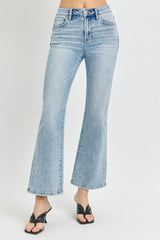 Hazel Blues® | RISEN High Rise Ankle Flare Jeans