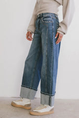 Hazel Blues® | Straight Leg Jeans with Pockets